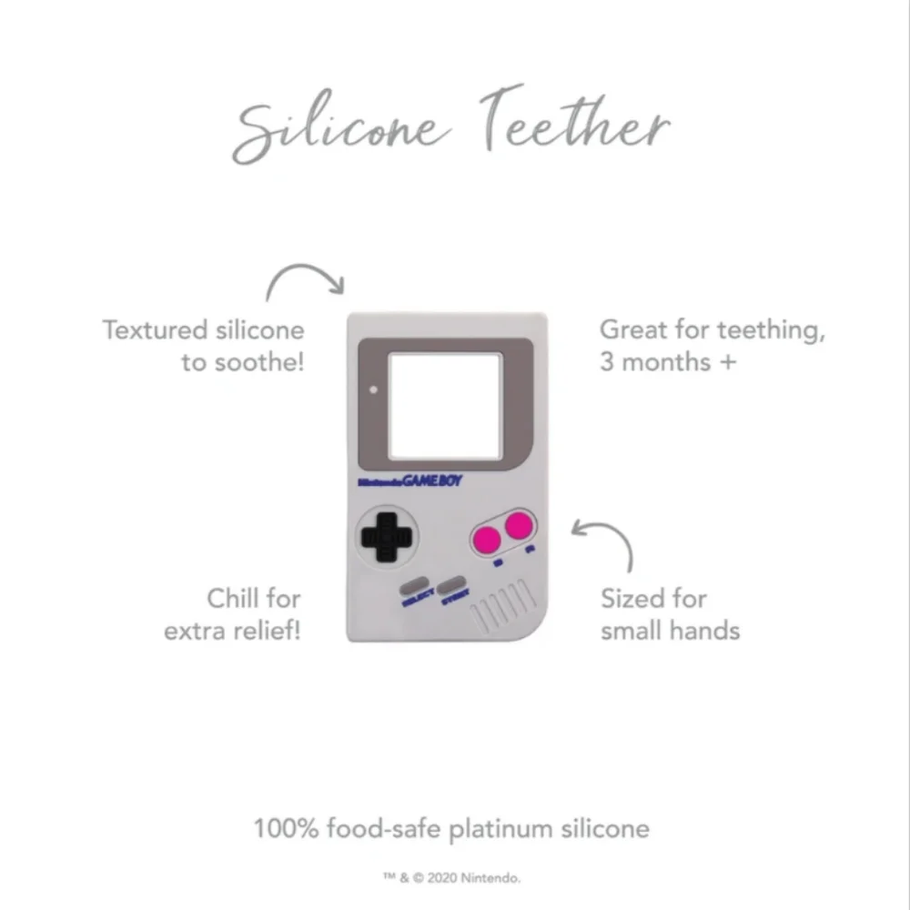 NEW!! In Box Silicone Teether: Game Boy™ - Picture 2 of 5